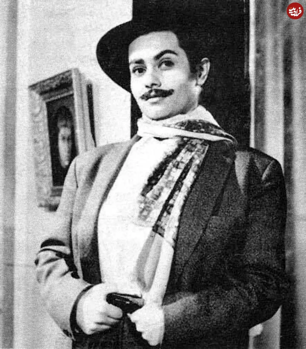 عکس| سفر در زمان؛ «آذر شیوا» با سبیل و در 25 سالگی؛ سال 1344