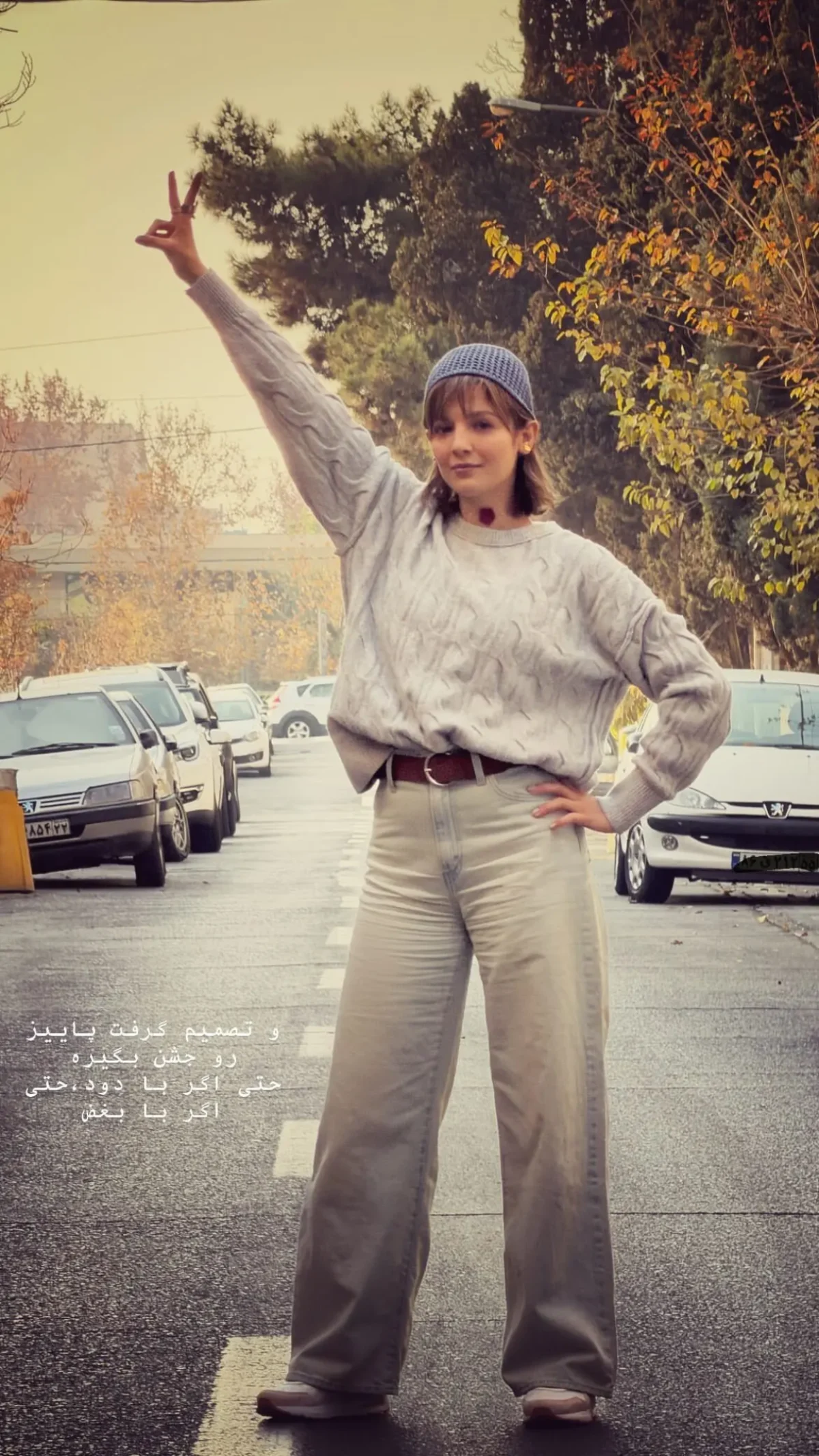 عکس‌های جدید مهسا حجازی؛ بازیگر تاسیان در خیابان‌های تهران